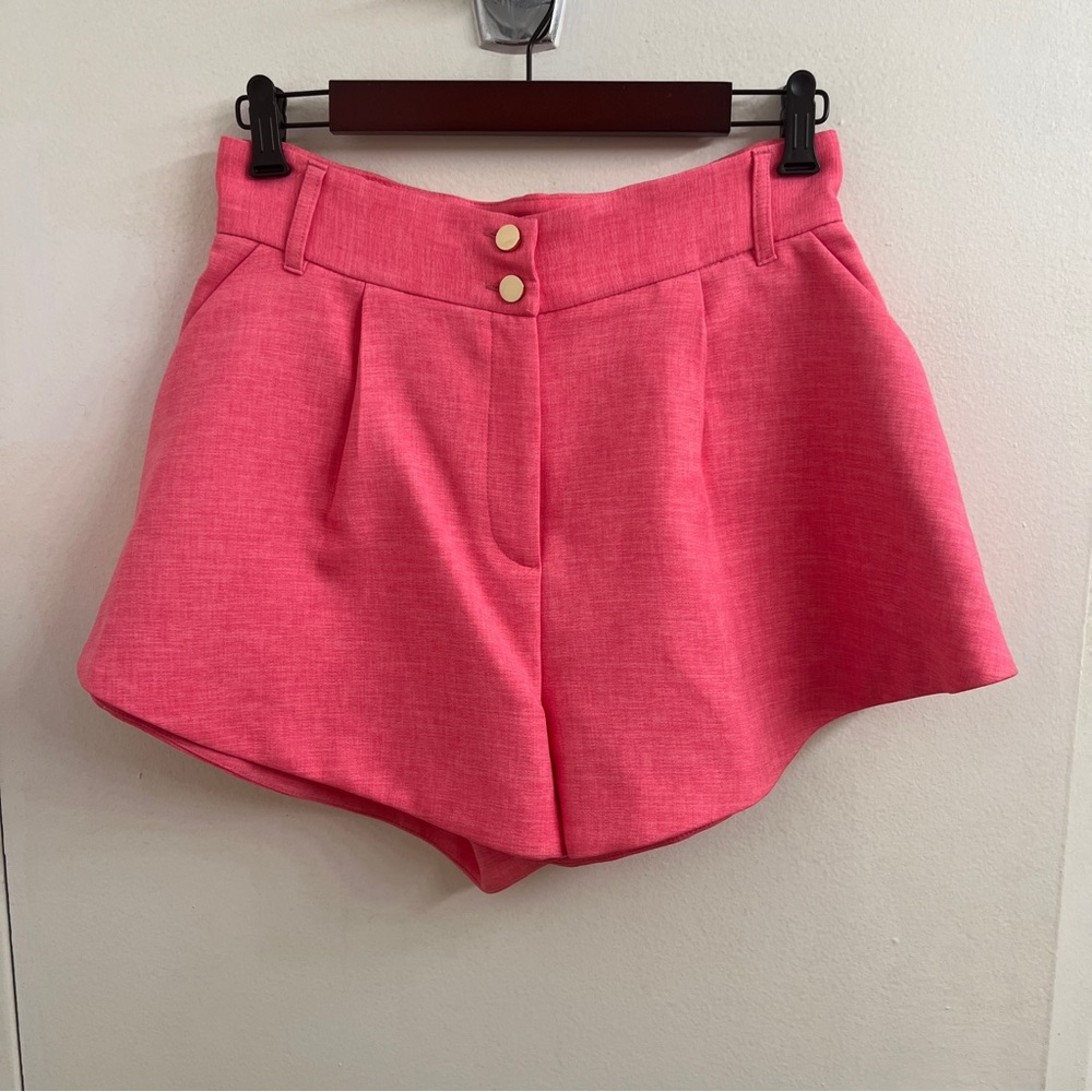 River Island High Waist Pink Shorts